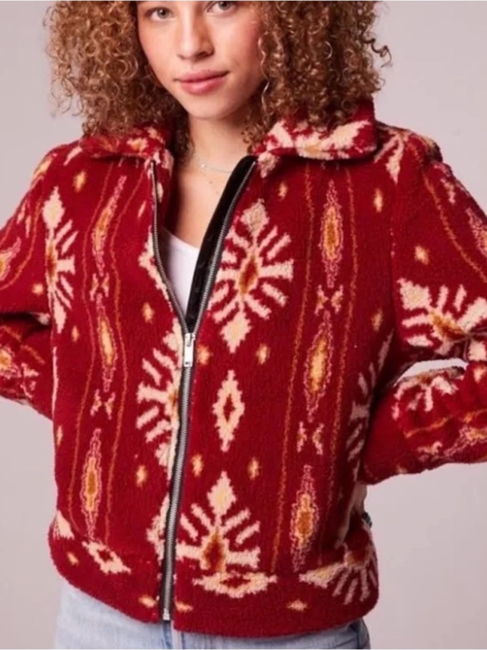 Band of Gypsies (B.O.G. Collective) Soft Cozy Sherpa Jacket. XS NWT